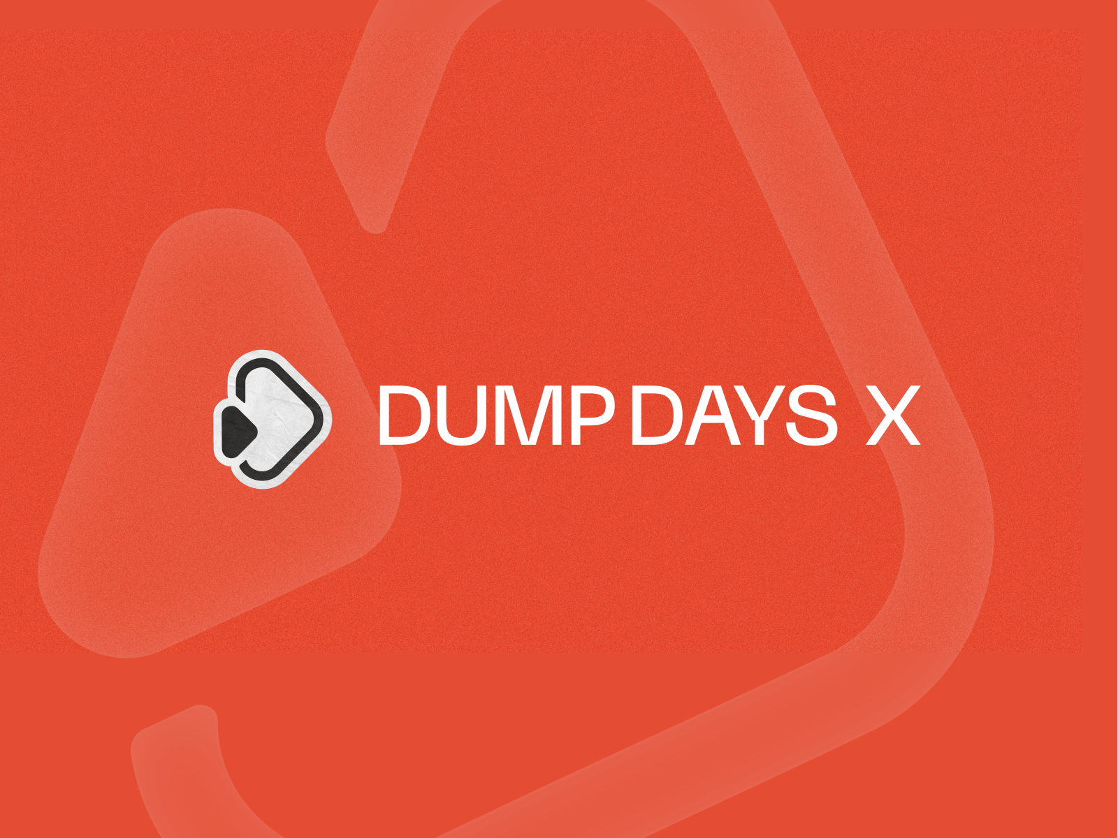 Identity and art direction for the DUMP Days conference in Split.